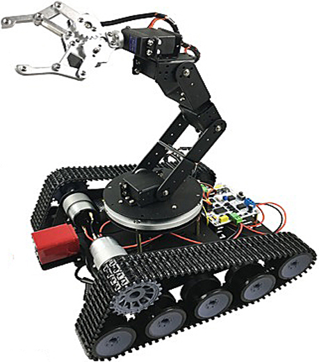 六自由度履带车机器人套件 厂家供应智能关节式6臂机器人,搬运机器人